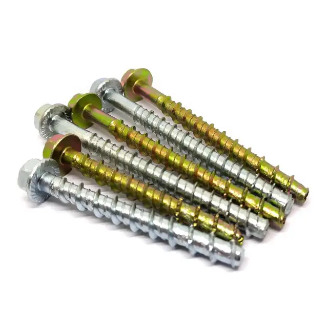 Flange Head Galvanized Concrete Masonry Screw
